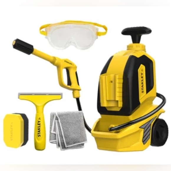 Stanley Jr. Water Pressure Cleaning Set 5 Pieces Kids Toy Ages 3+ New In Package - Picture 1 of 9